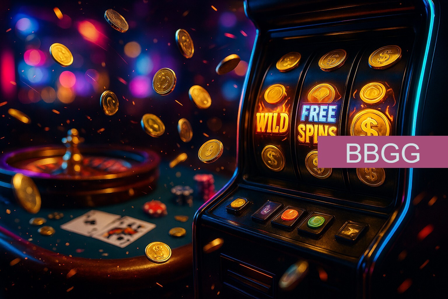 Diversos jogos de caça-níqueis